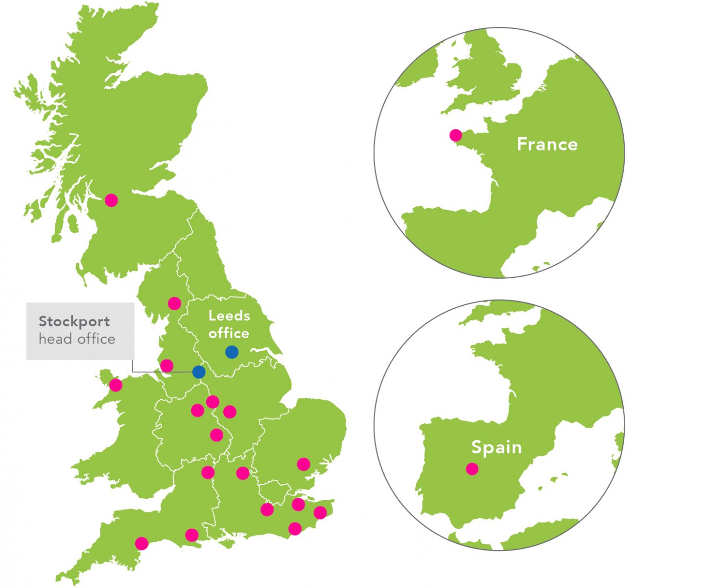 Our presence around Europe